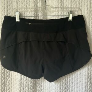 lululemon athletica Black Athletic Shorts
